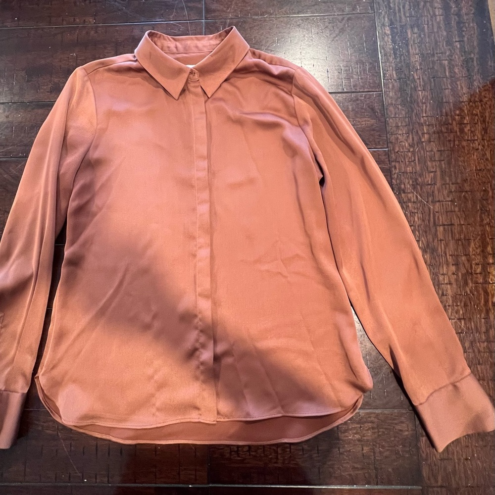 A New Day Terracotta Collared Shirt